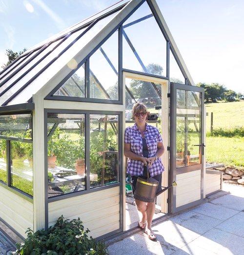 A combination of engineered aluminium and Accoya wood