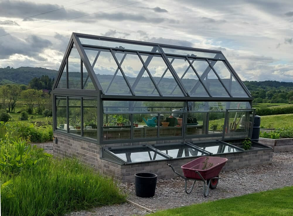 Dwarf Wall Greenhouses | Low Wall Greenhouses | Cultivar UK