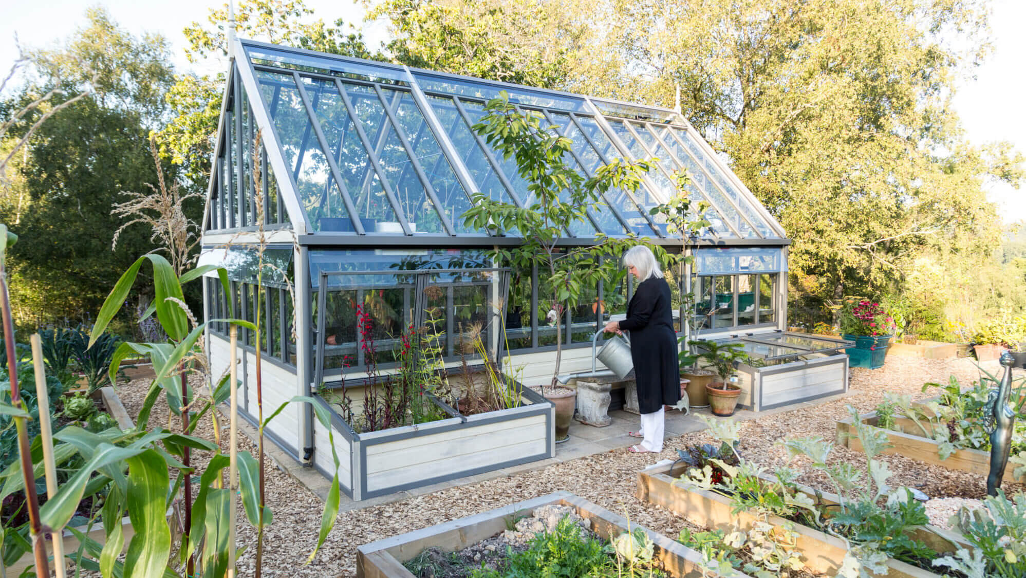 The Glasshouse Large Garden Glasshouse Cultivar Greenhouses UK